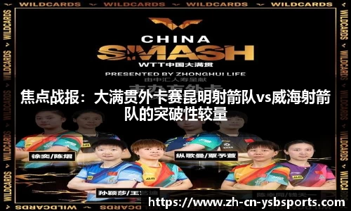 焦点战报:大满贯外卡赛昆明射箭队vs威海射箭队的突破性较量